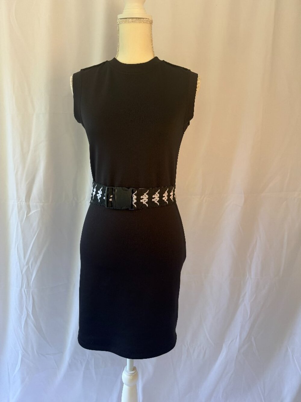 Kappa black scuba dress